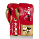 Pro Horse Hair Fight Boxing Gloves – 10 Oz Red/Golden