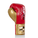 Pro Horse Hair Fight Boxing Gloves – 10 Oz Red/Golden