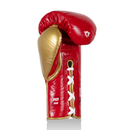 Pro Horse Hair Fight Boxing Gloves – 10 Oz Red/Golden