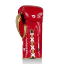 Pro Horse Hair Fight Boxing Gloves – 10 Oz Red/Golden