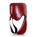 BYKO groin guard Maroon – side profile view highlighting protective shape