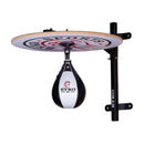 BYKO Speed Ball Platform – 60x60cm White/Black – Professional-Grade Swivel Base for Boxing Training