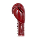 BYKO Superlace XPro boxing glove maroon – side profile showing thumb and wrist alignment