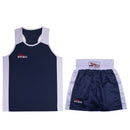 BYKO Boxing Shorts and Vest Set - Pro Training Sparring Fight Boxing Set for Kids, Adults, Men, Women - Light Weight Breathable Satin Fabric Boxing Uniform - Byko sports