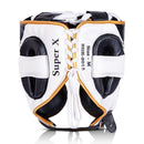 BYKO Head Guard Super X – Premium White Boxing Headgear (S - XL) – Ultimate Protection for Sparring & Training - Byko sports
