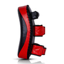 BYKO kick shield rear view – secure handles and forearm straps for trainers