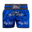 BYKO Muay Thai mesh shorts side view – breathable fight shorts with side slits